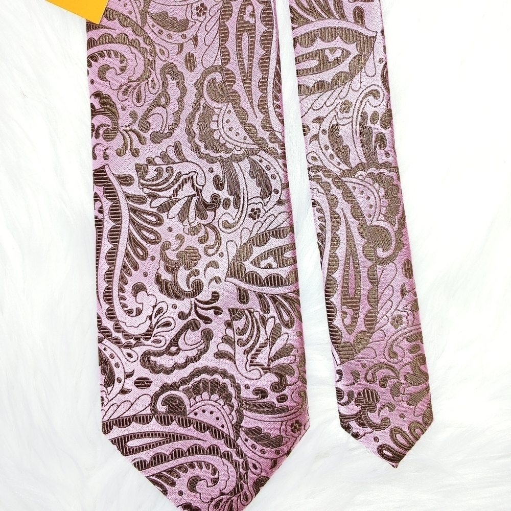 NWT Verse 9 Silk Paisley Tie Handkerchief 60"